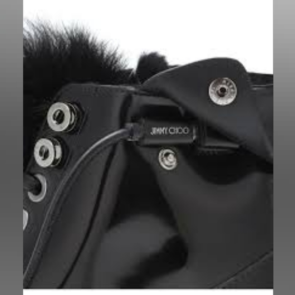 Jimmy Choo Sz 39 Black Voyager Boot - Picture 7 of 8